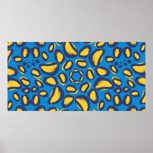 Leopard-Muster Poster