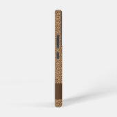 Leopard Muster Print Brown Personalize Samsung Galaxy Hülle (Rechte Seite)