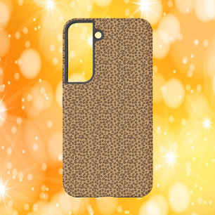Leopard Muster Print Brown Samsung Galaxy Hülle