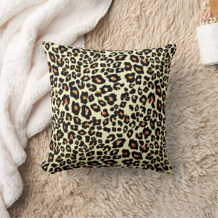 Leopard Muster Retro Stil Drehkissen Kissen