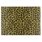 Leopard-Muster Schneidebrett (Vorderseite)