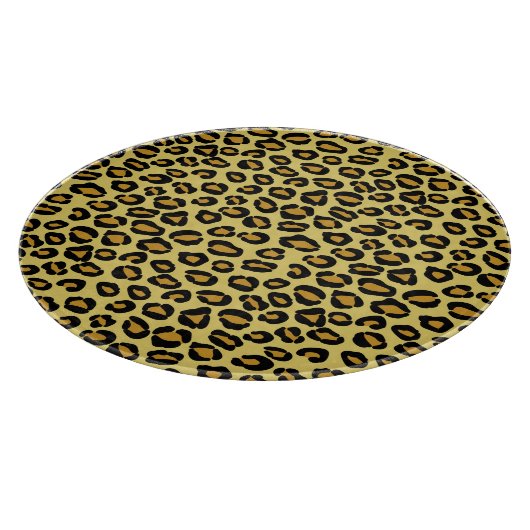 Leopard-Muster Schneidebrett (Ecke)