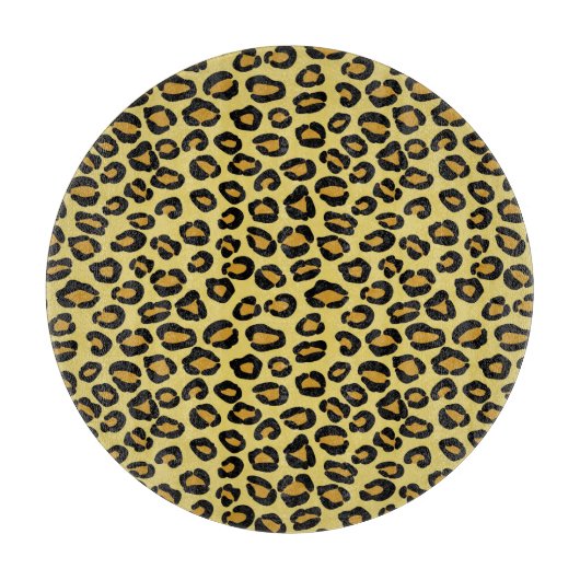 Leopard-Muster Schneidebrett (Vorderseite)
