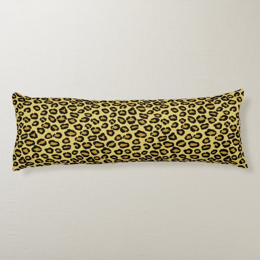 Leopard-Muster Seitenschläferkissen (Rückseite)