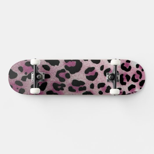 Leopard Muster Skateboard (Horizontal)