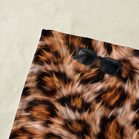 Leopard Muster Strandtuch (Beispiel)