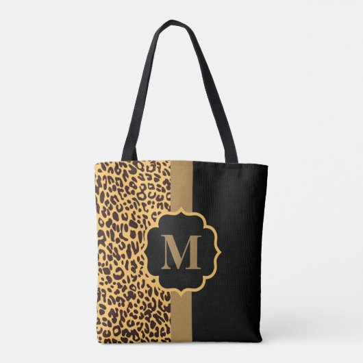 Leopard-Muster Tasche (Rückseite)