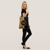 Leopard-Muster Tasche (Am Model)