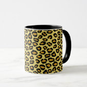 Leopard-Muster Tasse (VorderseiteRechts)