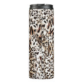 Leopard Muster Thermosbecher (Rückseite)