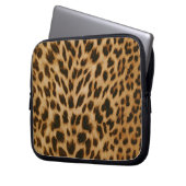 Leopard-Musterelektronik Laptopschutzhülle (Vorderseite Links)