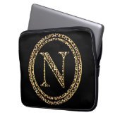 Leopard N Laptopschutzhülle (Vorderseite Links)