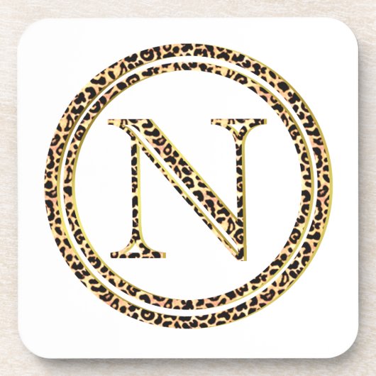 Leopard N Untersetzer (Vorderseite)