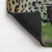 Leopard, Natur, wild lebende Tiere Mousepad (Ecke)