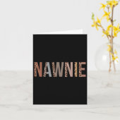 Leopard Nawnie versorgt Schule mit Spaß CK Karte (Gelbe Blume)