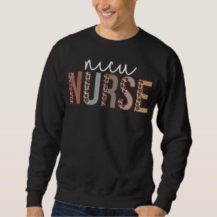 Leopard Nicu Krankenpflege Mitarbeiter im Gesundhe Sweatshirt