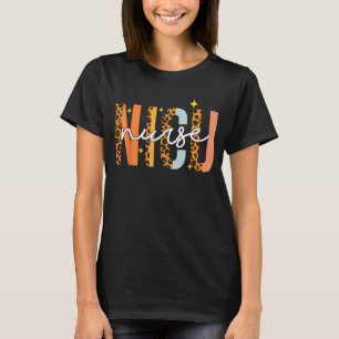 Leopard NICU Nurse Day Aufwertung Krankenschwester T-Shirt