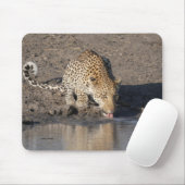 LEOPARD NIMMT EINEN TRUNK MOUSEPAD (Mit Mouse)
