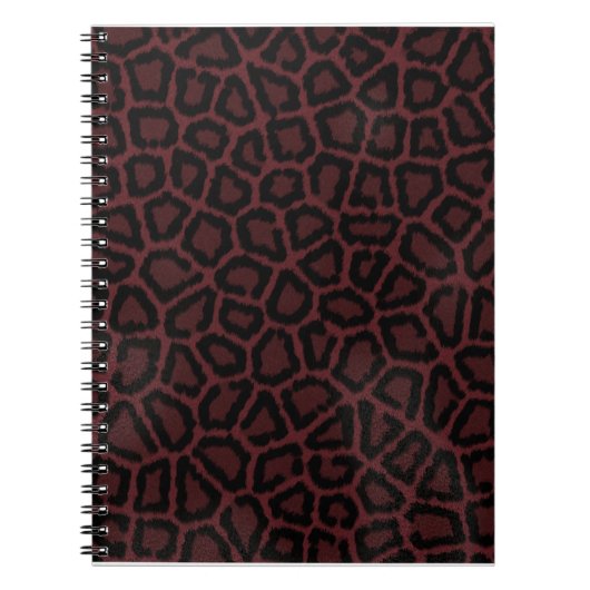 Leopard-Notebook Notizblock (Vorderseite)