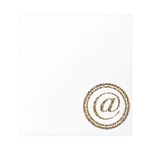 Leopard @ notizblock (Vorderseite)