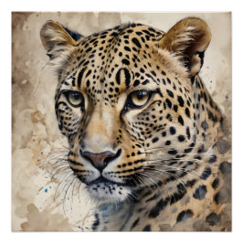 Leopard Nr. 1 Poster