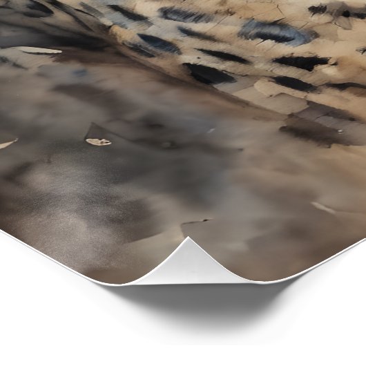 Leopard Nr. 2 Poster (Ecke)