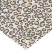 Leopard Nuetralen für tierische Druckerzeugnisse Mittelgroßer Tischläufer (Ecke)
