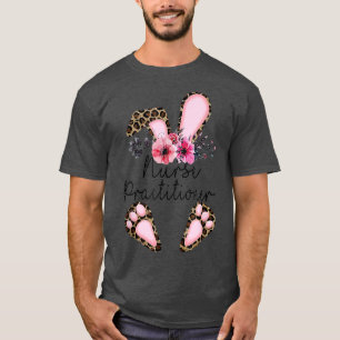 Leopard Nurse Practitioner Bunny Blume Happy Eas T-Shirt
