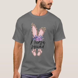 Leopard Nurse Squad Bunny Selige Krankenwagen Squa T-Shirt
