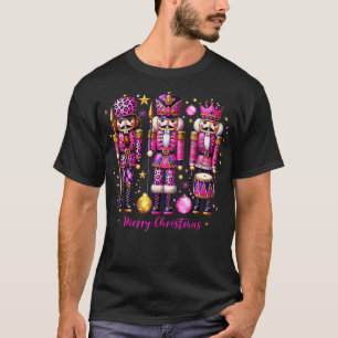 Leopard Nussknacker Rosa Weihnachten 2024 Xmas Pyj T-Shirt