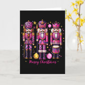 Leopard Nutcracker Nk Christmas 2024 Xmas Pajamas  Karte (Gelbe Blume)