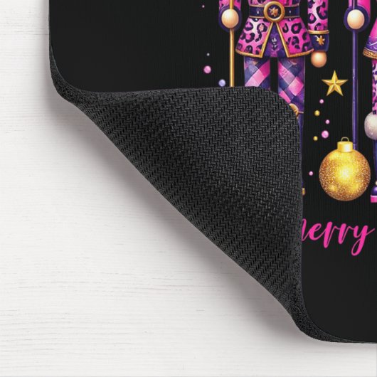 Leopard Nutcracker Nk Christmas 2024 Xmas Pajamas  Mousepad (Ecke)