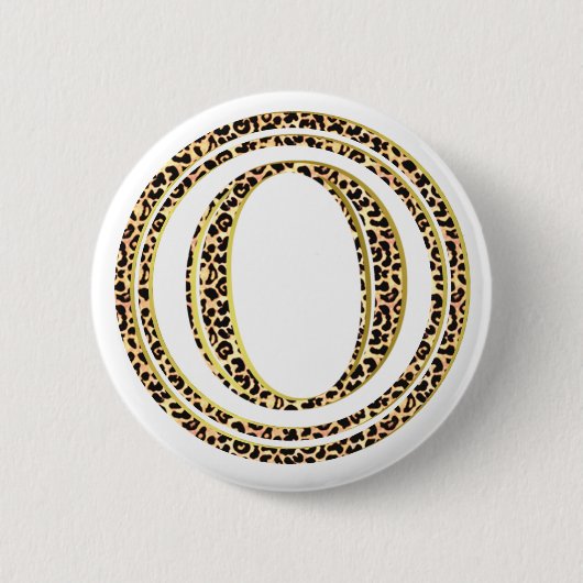 Leopard O Button (Vorderseite)