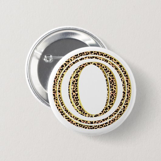 Leopard O Button (Vorne & Hinten)