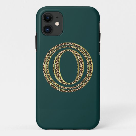 Leopard O Case-Mate iPhone Hülle (Rückseite)