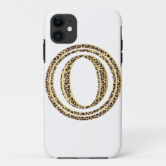 Leopard O Case-Mate iPhone Hülle (Rückseite)