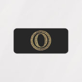 Leopard O Etiketten (Design 1)