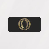 Leopard O Etiketten (Design 2)