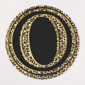Leopard O Etiketten (Design 2)