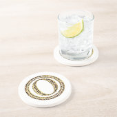 Leopard O Getränkeuntersetzer (Seite)