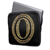 Leopard O Laptopschutzhülle (Vorderseite Links)