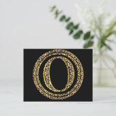Leopard O Postkarte (Stehend Vorderseite)