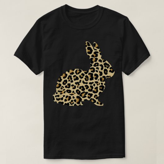 Leopard Oaster Bunny Rabbit T-Shirt (Design vorne)