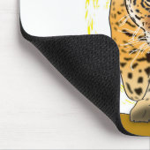 Leopard oder Jaguar gestrichen Mousepad (Ecke)