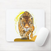 Leopard oder Jaguar gestrichen Mousepad (Mit Mouse)