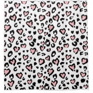 Leopard oder Jaguar nahtlose Muster, texturierte M Duschvorhang