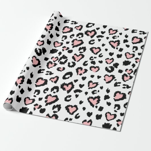 Leopard oder Jaguar nahtlose Muster, texturierte M Geschenkpapier (Ungerollt)