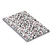 Leopard oder Jaguar nahtlose Muster, texturierte M Notizblock (Rechte Seite)