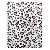 Leopard oder Jaguar nahtlose Muster, texturierte M Notizblock (Vorderseite)