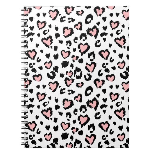 Leopard oder Jaguar nahtlose Muster, texturierte M Notizblock (Vorderseite)